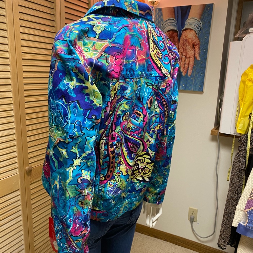 Chico’s Multicolored Spring Jacket - image 6